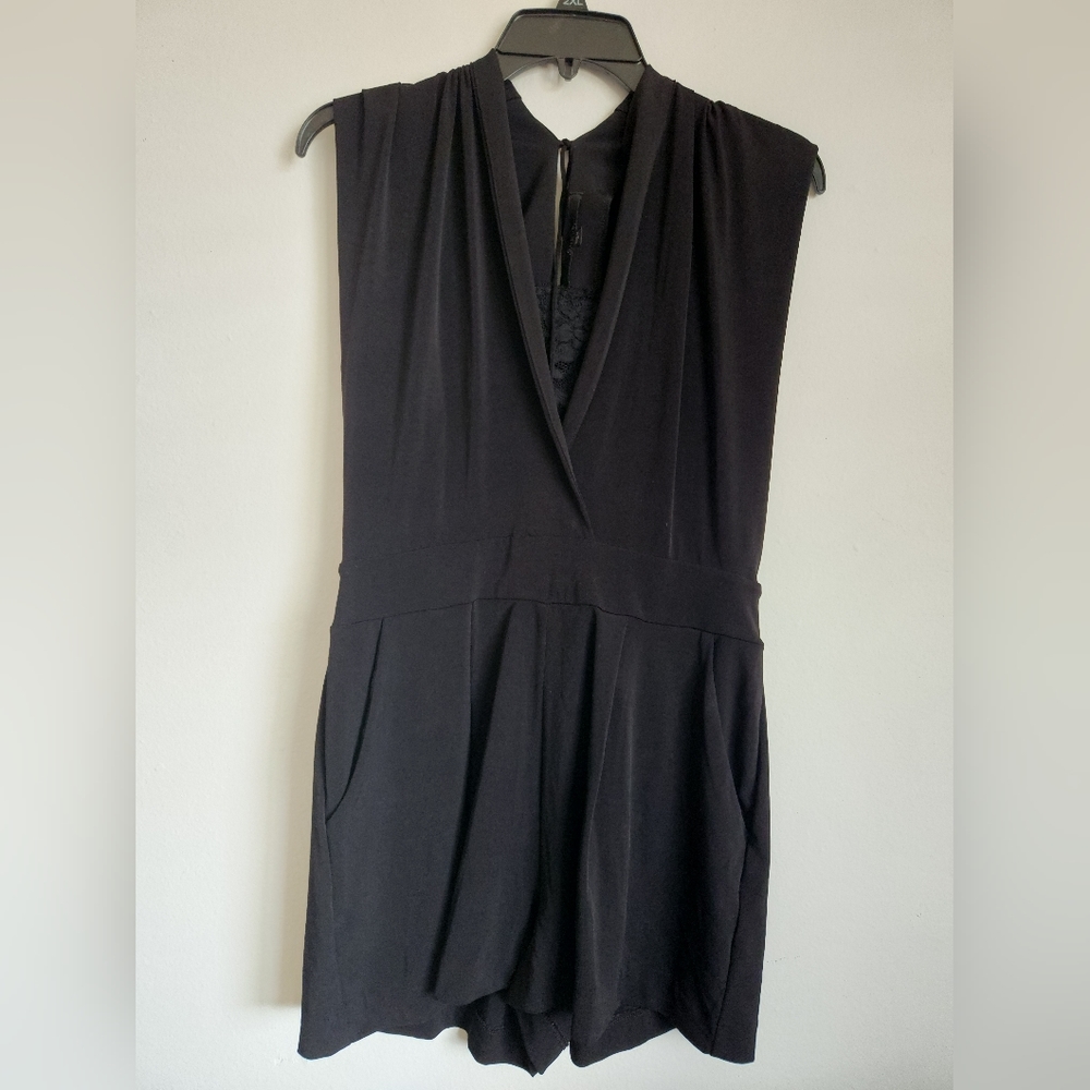 Guess black short romper